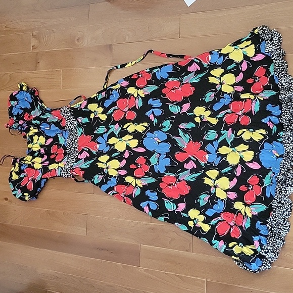 RIXO x Target Floral Off The Shoulder Puff Sleeve Dress 2 - Picture 7 of 10